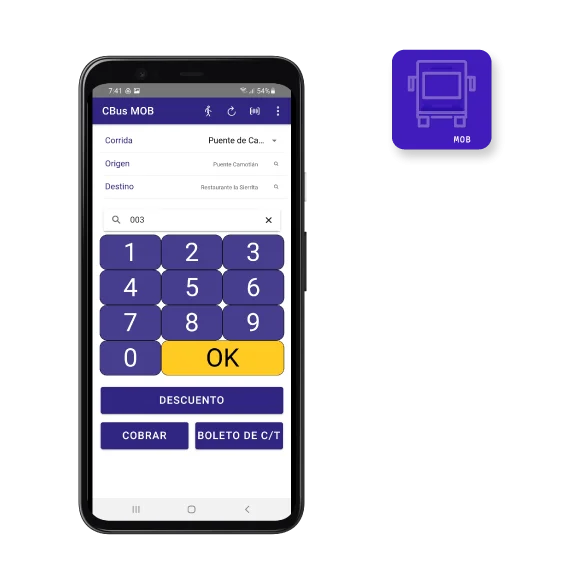 Aplicación móvil de venta de pasajes offline