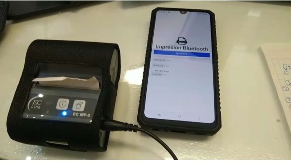 impresora bluetooth con cbus web mobile