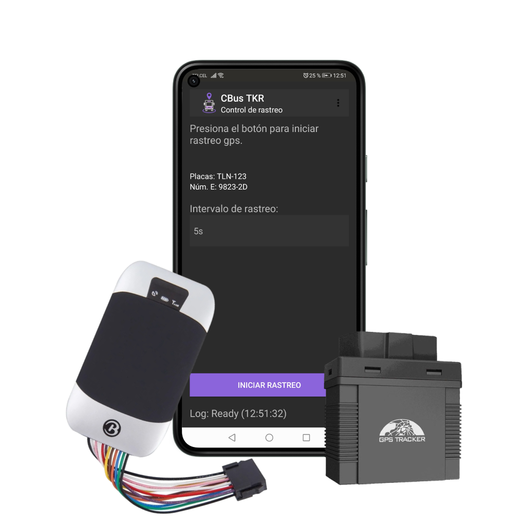 Aplicación en android de rastreo de unidades - CBus TKR