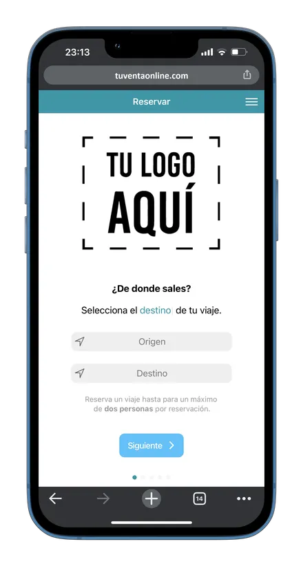 CBus WEBAPP — venta express de boletos online desde cualquier dispositivo