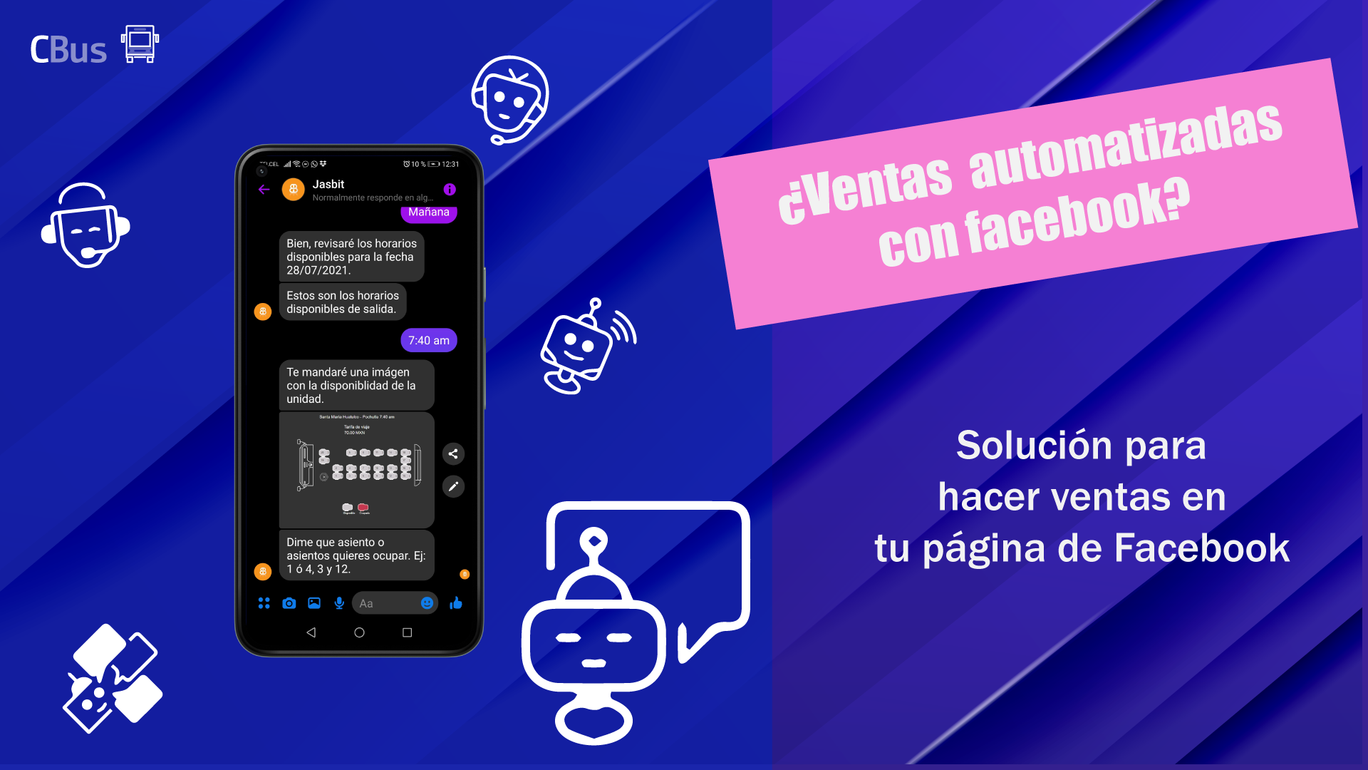 Chat bot como solución para venta de boletos